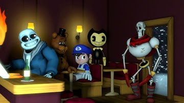 [UNDERTALE/SFM] SANS I JUST SNORTED A SUITCASE FULL OF COKE
