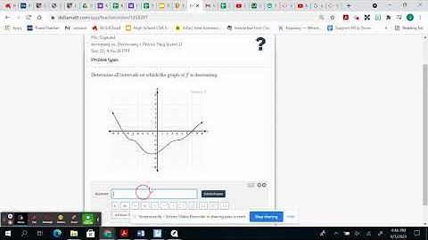 M4 - Delta Math - Increasing vs Decreasing & Positive vs Negative