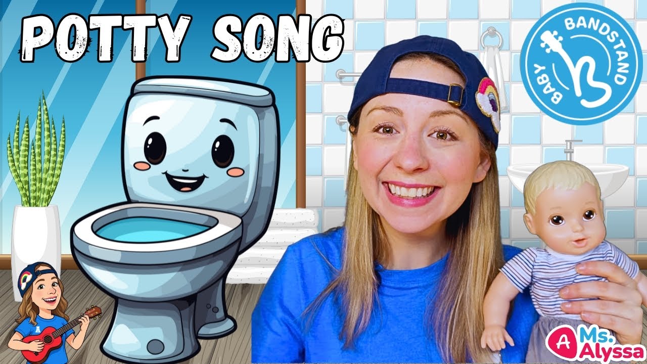 The Potty Song 🚽 | Toddler Potty Training Song with Ms. Alyssa I Nursery Rhymes & Kids Songs