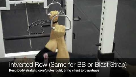 Inverted Row (Blast Strap or BarBell)
