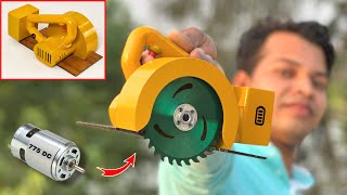 How To Make Rechargeable Wood Cutting Machine Using 775 motor || Circular Saw at Home
