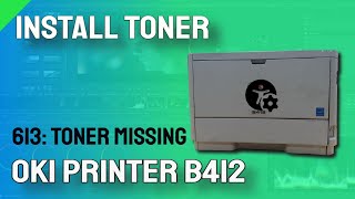 Как решить проблему отсутствия тонера в принтере OKI B-412... - 5 ✅