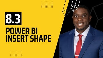 8.3 How to Insert Shapes in Power BI | Power BI Tutorial for Beginners | By Carl Huff