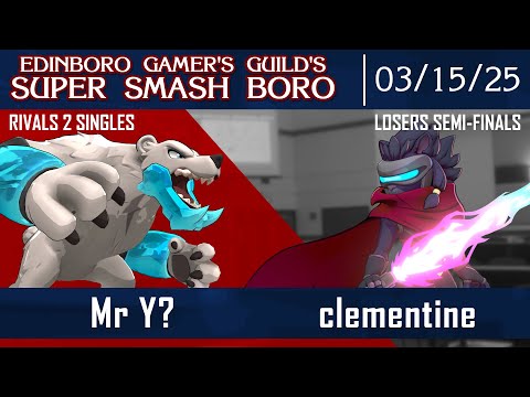 Smash Boro 83 L.Semis - Mr Y? (Etalus) Vs. clementine (Clairen ...