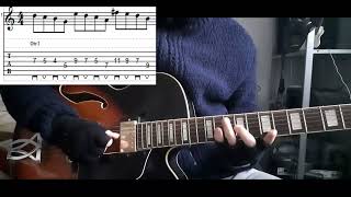G Major Diatonic Triads with Passing Note Lick (with tabs) - DP's Guitar Encyclopedia