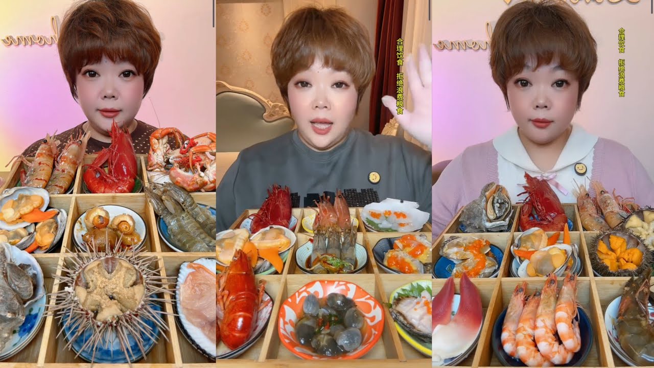 Eat shrimp 🦐🦐🦐 oysters Seafood  shrimp🦞 eggs shrimp 🦐