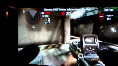 Dead Trigger on Nexus 7 tablet. Tegra 3