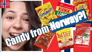 American tries Norwegian snacks