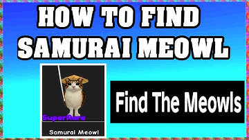 How To Find SAMURAI MEOWL in FIND THE MEOWLS ROBLOX [UPDATE] [walkthrough]