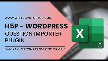 H5P  - WordPress Question Importer Plugin