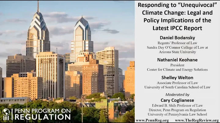 Responding to Unequivocal Climate Change: Legal an...
