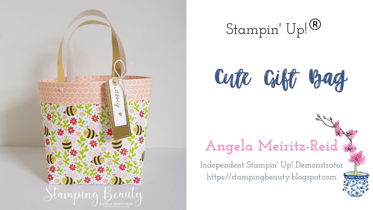 Cute Gift Bag Tutorial YouTube