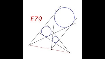 Element 79. Centers of homothety for circles. Monge