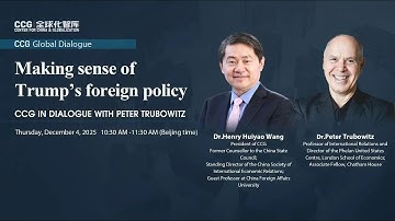 CCG in Dialogue with Peter Trubowitz: Making Sense of Trump