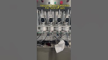 ZONESUN Vacuum Capping Machine For Jam Jar #cappingmachine #packagingmachine #machinery #capper