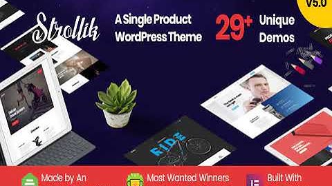 Strollik - Single Product WooCommerce WordPress Theme Full Download 2021
