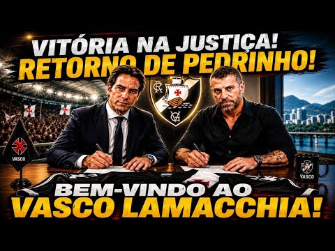 🚨 VASCO VENDIDO! CONTRATO ASSINADO! LAMACCHIA REAPARECE E ASSINA CARTA DE COMPRA! R$ 2,5 BILHÕES!