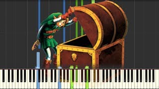 The Legend of Zelda: Ocarina of Time - Open Treasure Chest & Item Catch - Piano (Synthesia)