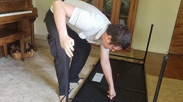 Mainstays 6 ft six foot folding table overview review