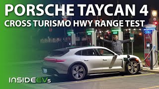 Porsche Taycan 4 Cross Turismo: InsideEVs 70 MPH Highway Range Test