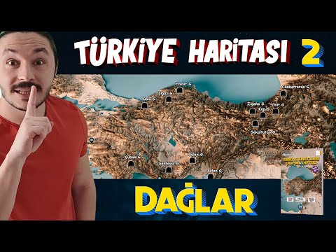 TÜRKİYE'NİN DAĞLARI VE GEÇİTLER - Türkiye Harita Bilgisi Çalışması  (KPSS-AYT-TYT)