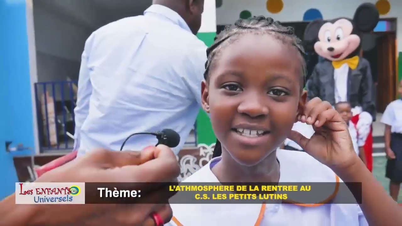 Les enfants universels, Marie-Ange Meko. L’atmosphère de la rentrée au C.S.  Les petits Lutins