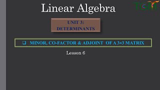 Tgm Determinant- Lesson 6