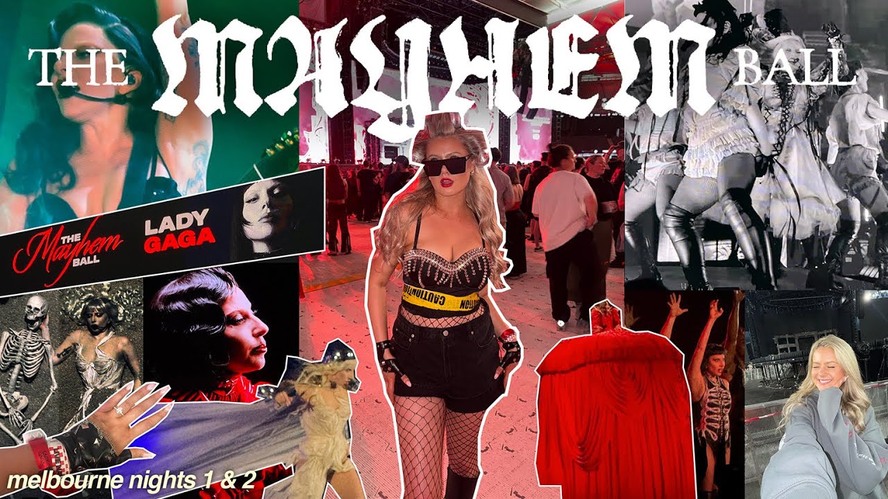 THE MAYHEM BALL 🖤🥀 (Lady Gaga Live Concert Vlog) | *Melbourne Nights 1 & 2* | Australia, 2025 ✨