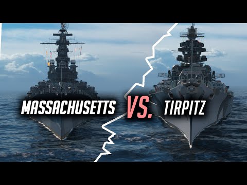 Видео: 👍 MASSACHUSETTS ИЛИ TIRPITZ? 👍 БИТВА ТИТАНОВ World of Warships