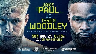 LIVE FANS RINGSIDE WATCHALONG - JAKE PAUL VS TYRON WOODLEY PLUS FULL UNDERCARD