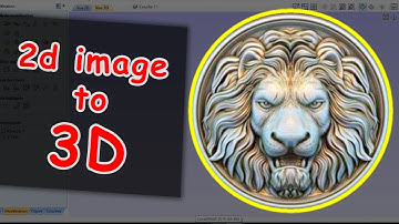 Solution to convert a 2D image to 3D model using  Lithophanes in Aspire