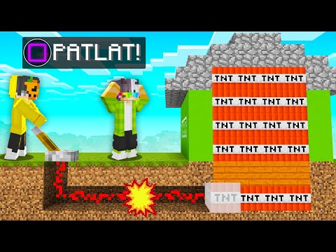 İntikam Almak İçin Arkadaşımın EVİNİ PATLATTIM! (Minecraft Ahtapot Adası)