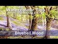 Watercolour Tip from PETER WOOLLEY: Bluebell Wood