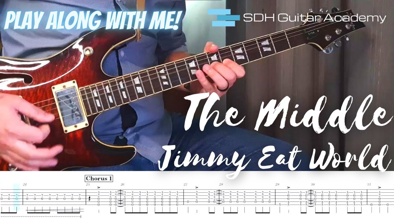 Jimmy Eat World - The Middle | Guitar Tab Playthrough by Stephen Hurter Jimmy Eat World - The Middle | Guitar Tab Playthrough by Stephen Hurter