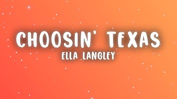 Thumbnail of Ella Langley - Choosin' Texas (Lyrics)
