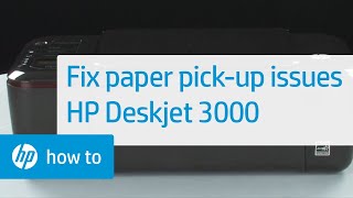 Fixing Paper Pick-Up Issues | HP Deskjet 3000 Printer | HP