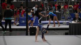 Paris Parker Level 8 floor routine USAG GYmnastics