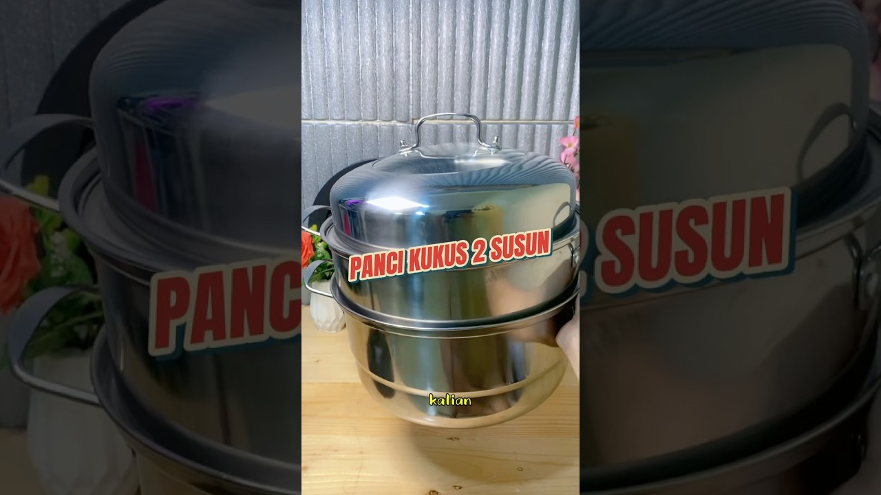 Panci kukus 2 susun dapat gratis panggangan uk 32 cm 