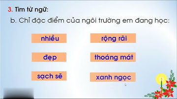 TV2 Tuần 13 Yêu lắm trường oitiet 4  Từ chỉ đặc điểm  Câu kiểu ai thế nào