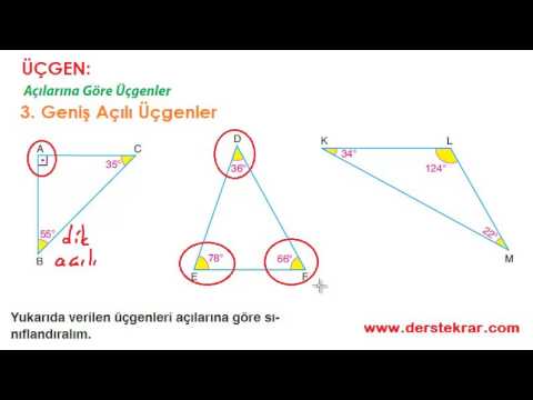5. Sınıf Açılarına ve Kenarlarına Göre Üçgenler Konu Anlatım - YouTube