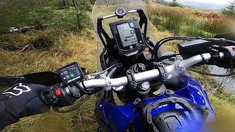 Motoz Tractionator Adventure Tyres on the Tenere 700