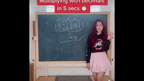 Multiplying Decimals In Just 5 Seconds