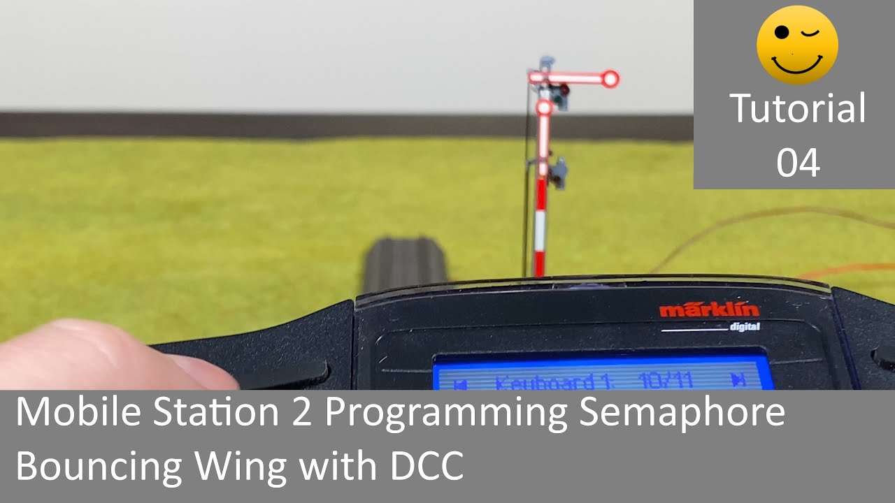 Mobile Station 2 Programming Semaphore Bouncing Wing with DCC