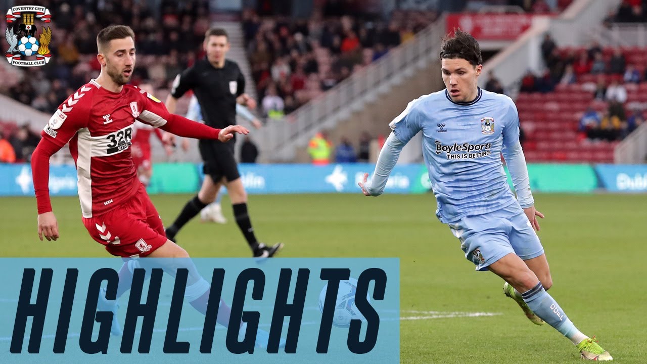 Middlesbrough 1-0 Coventry City