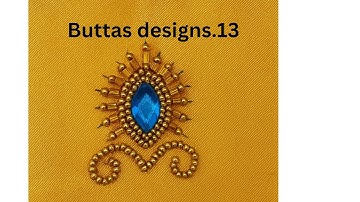 #aari work #buttas design #buttas work in aari# tutorial video #buttas design in cloth.part.13