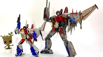 Scale Comparisons: M&M’s (Mainline and Masterpiece scale) Bumblebee Movie Starscream