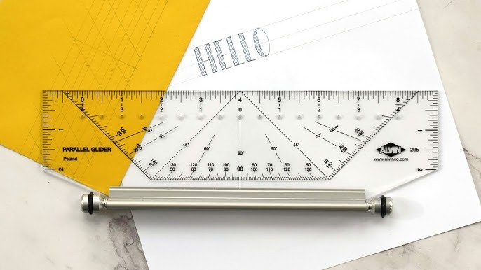 CraftsCapitol™ Premium Parallel Line Rolling Ruler