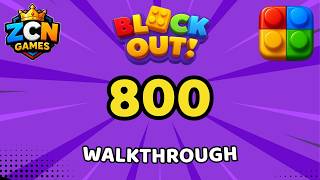 Block Out Level 800 Walkthrough | Full Solution