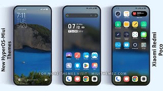 3 New HyperOS-MIUI Themes for Xiaomi,Redmi,Poco | 3 Best HyperOS-MIUI Themes