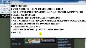 Gmod 9 Free Full Nontorrent Download&Install (Updated)